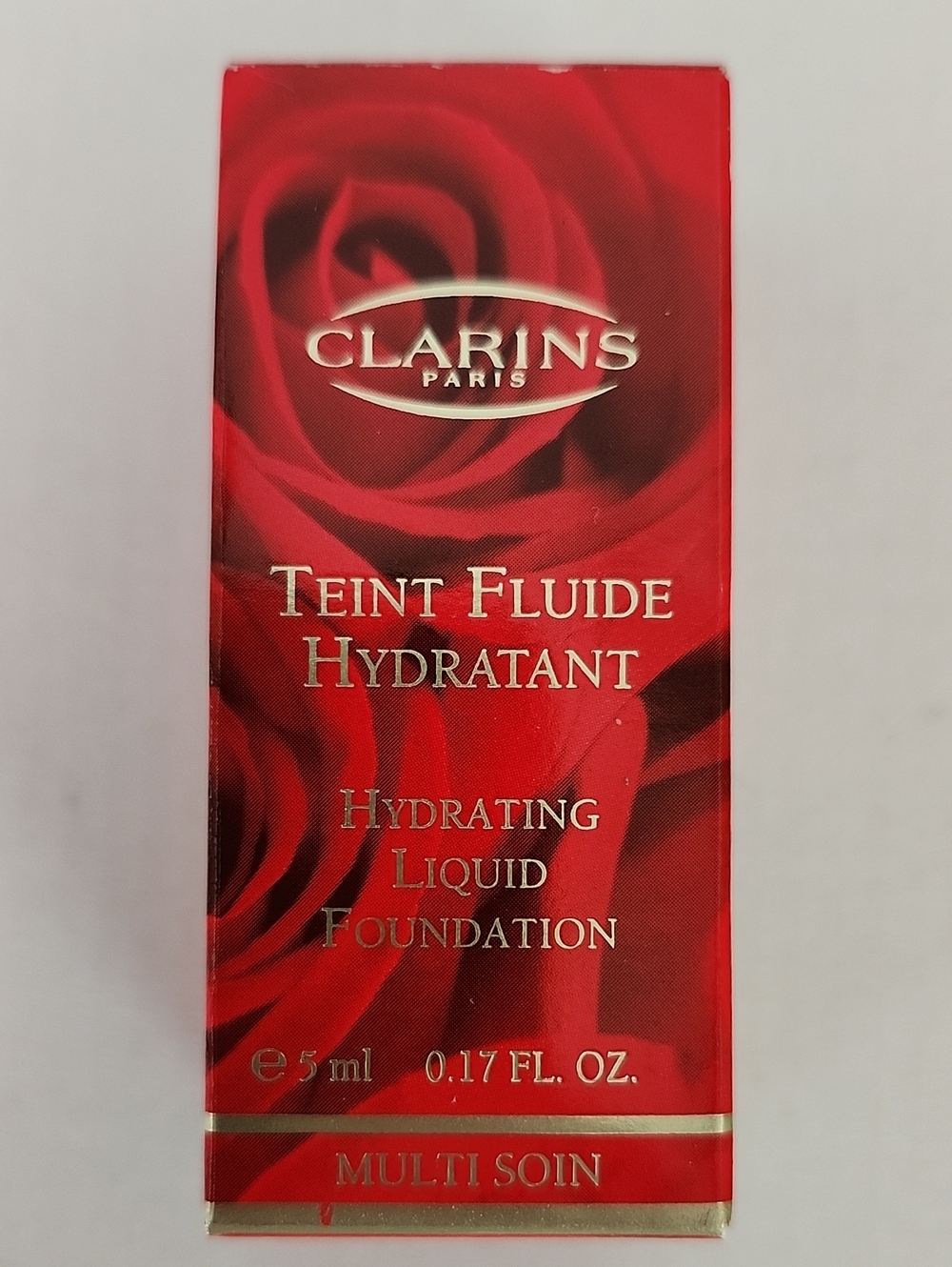 Clarins Teint Fluide Hydratant Hydrating Liquid Foundation -Sunlit Beige